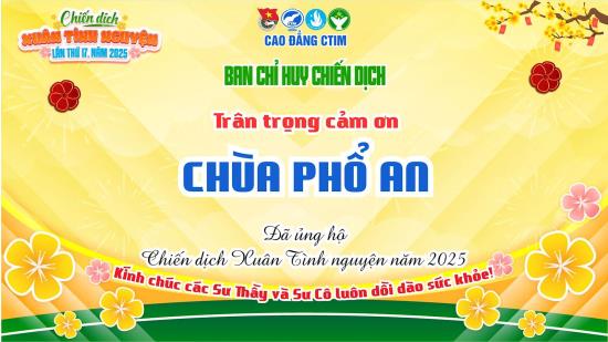 💞 CHIẾN DỊCH XUÂN TÌNH NGUYỆN 2025 - NHỮNG TẤM LÒNG VÀNG 💞