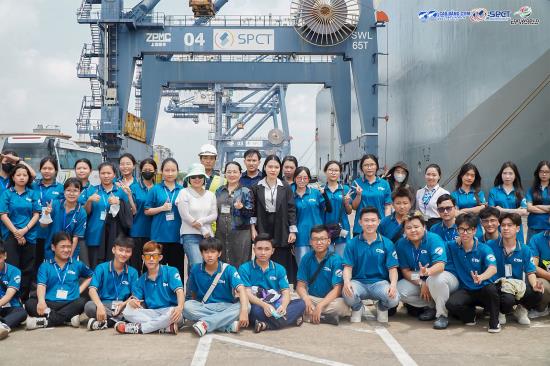 TRẢI NGHIỆM THỰC TẾ TẠI CẢNG SPCT – HÀNH TRÌNH ĐÁNG NHỚ CỦA SINH VIÊN LOGISTICS CTIM