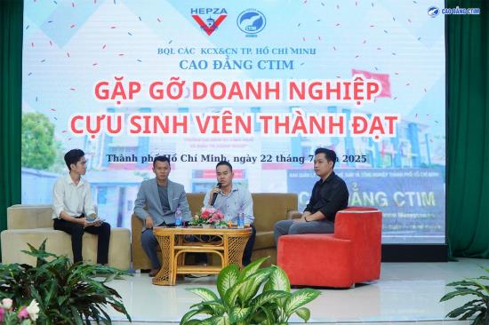 BUỔI GẶP GỠ DOANH NGHIỆP – CỰU SINH VIÊN THÀNH ĐẠT: TRUYỀN CẢM HỨNG VÀ KẾT NỐI TƯƠNG LAI CHO TÂN SINH VIÊN K27 CTIM
