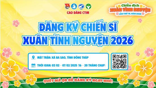 🌸 XUÂN TÌNH NGUYỆN 2026 - ĐĂNG KÝ CHIẾN SĨ THAM GIA 🌸