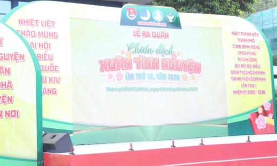 🔥 CHIẾN DỊCH XUÂN TÌNH NGUYỆN 2026 – LỄ RA QUÂN CẤP THÀNH 🔥