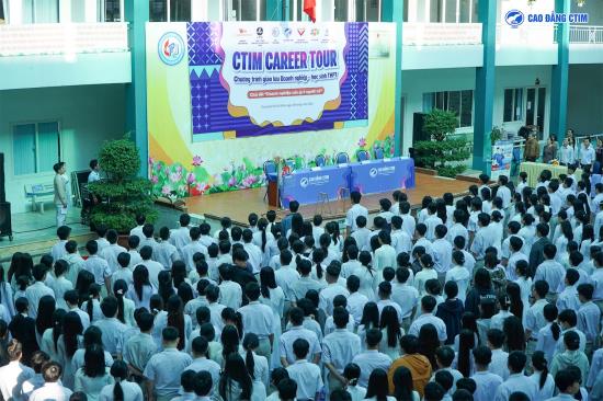CTIM Career Tour 2026 tại THPT Tân Phong: Tăng cường kết nối doanh nghiệp, định hướng nghề nghiệp cho học sinh lớp 12