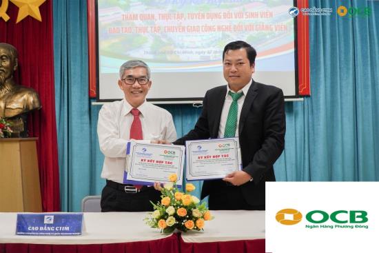 Ngân hàng TMCP Phương Đông OCB - chi nhánh Phú Lâm ký kết tuyển dụng với Cao đẳng CTIM