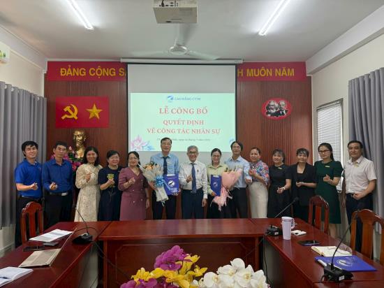 LỄ CÔNG BỐ QUYẾT ĐỊNH VỀ CÔNG TÁC NHÂN SỰ