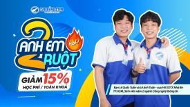 [CHÍNH THỨC]  GIẢM 15% HỌC PHÍ TOÀN KHOÁ HỌC CHO TÂN SINH VIÊN K25