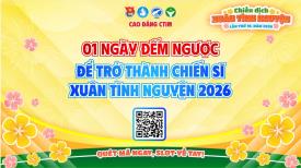 🌸 XUÂN TÌNH NGUYỆN 2026 - CHỈ CÒN 01 NGÀY ĐỂ ĐĂNG KÝ TRỞ THÀNH CHIẾN SĨ 🌸