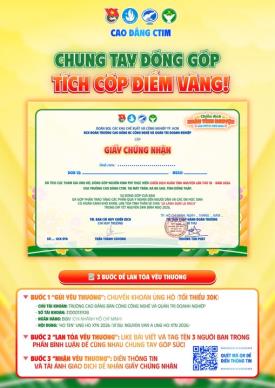 🪷 XUÂN TÌNH NGUYỆN 2026 - CHUNG TAY ĐÓNG GÓP, TÍCH CÓP ĐIỂM VÀNG! 🪷