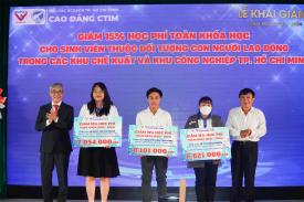 GIẢM 15% HỌC PHÍ TRỌN KHOÁ CHO CON NGƯỜI LAO ĐỘNG LÀM VIỆC TRONG KHU CHẾ XUẤT, KHU CÔNG NGHIỆP