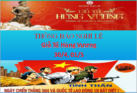 [THÔNG BÁO] Đăng ký ở lại dịp lễ Giỗ Tổ Hùng Vương (10/3 Âm lịch), ngày Chiến thắng (30/4), ngày Quốc tế lao động (01/5) và phòng chống cháy nổ, bảo quản tài sản Ký túc xá dịp Lễ