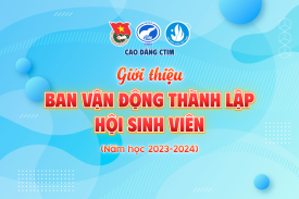 Giới thiệu Ban vận động Thành lập Hội Sinh Viên - năm học 2023-2024