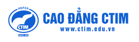 Logo Cao đẳng CTIM 2023