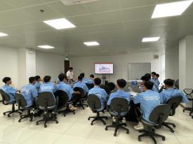 NGÀY ĐẦU TIÊN SINH VIÊN KHÓA 25 ĐIỆN ĐIỆN TỬ, CƠ KHÍ CTIM ĐI THỰC TẬP
