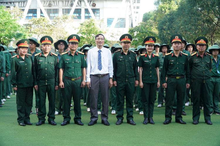 Lễ khai giảng môn học Giáo dục quốc phòng và an ninh năm học 2025 - 2026