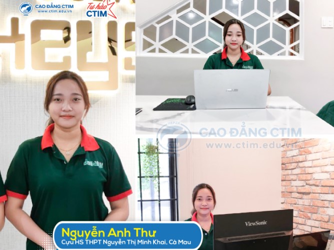 Nguyễn Anh Thư - cựu HS trường THPT Nguyễn Thị Minh Khai